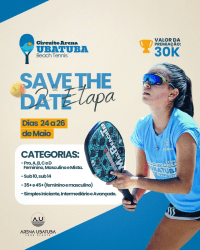 2ª Etapa Circuito Arena Ubatuba de Beach Tennis 2024 - Mista C