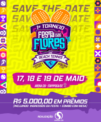 1º TORNEIO FESTA DAS FLORES - MASCULINO INTERMEDIARIO+C