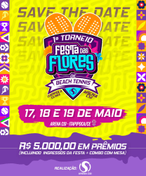 1º TORNEIO FESTA DAS FLORES - FEMININO INICIANTE