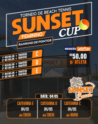 SUNSET CUP 2024 -  FEMININO - FEMININO D - 2º RODADA