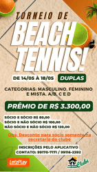 Torneio de Beach Tennis Cabana Clube - MASCULINO B