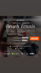 2* torneio Aberto de Beach Tennis Dr Ricardo Oliveira - Iniciante