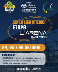 Super Liga Interior - Etapa L'Arena Barra Bonita - SIMPLES MASCULINO