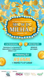 Torneio Show do Milhão - Goianesia - GO - Categoria Misto C 