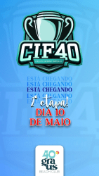 CIF 40 - Circuito Interno Família 40 - 2° Etapa - Categoria Masculino Open 