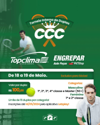 Torneio Interno de Tênis de Duplas CCC - Master (50+)