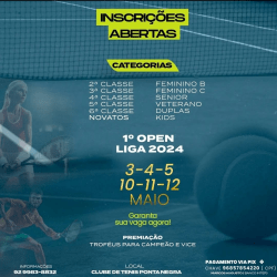 1 OPEN LIGA LEAO 2024 - Novatos