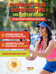 1o Raquetada do Arena Mogi Beach Tennis - Dupla masculino (Iniciante) Obs: Só p/ quem nunca jogou torneios