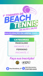 1° Torneio da Arena Swell (Bambu Sports) - Categoria Mista C