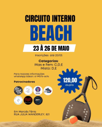 CIRCUITO INTERNO DE BEACH TENNIS - 3° ETAPA - MASCULINO C