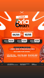 2• ETAPA - LIGA ORLA BEACH - Categoria D Masculino 