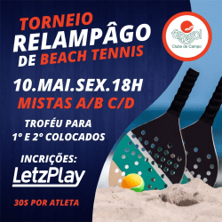 Torneio Relâmpago de Beach Tennis Girassol Clube de Campo