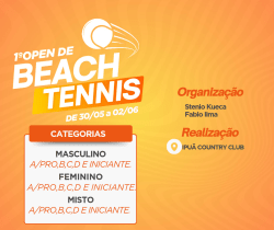 1°Open de Beach Tennis Ipuã Country Club  - Mista A/PRO