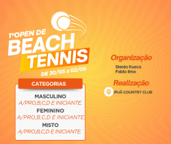 1°Open de Beach Tennis Ipuã Country Club  - Feminina Iniciante