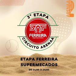 3ª Etapa - ETAPA FERREIRA SUPERMECADOS - Feminino AB