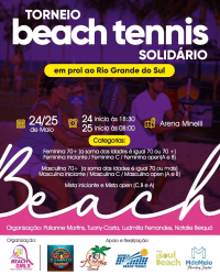 Torneio de Beach Tennis Solidário - Masculina Open