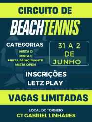 CIRCUITO DE BEACH TENNIS CT GABRIEL LINHARES  - MISTO C 