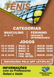  8º Torneio de Tênis Simples CCB - Masculino B