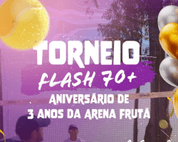 FLASH 70+ / Arena Frutá 3 anos - 70+ Feminino Intermediário