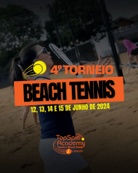 4° Torneio de Beach Tennis TopSpin Academy - Loanda - Masculina C