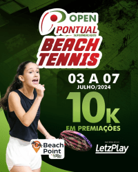 1° Pontual Supermercados Open de Beach Tennis - Mista  D