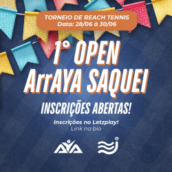 1º OPEN DE BEACH TENNIS -  Mista B