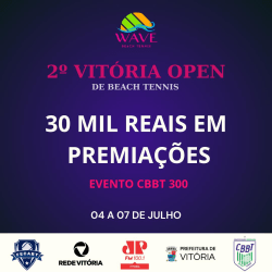 CBBT300 / FECABT300 - 2º VITORIA OPEN DE BEACH TENNIS - Dupla Feminino B