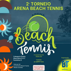 2ºTorneio-Arena Beach Tennis  - Dupla Feminino D