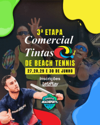 3ª Etapa Comercial Tintas de Beach Tennis - Masculino A - Simples