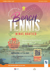 Torneio de Beach Tennis Minas Náutico 2024 - Feminino C