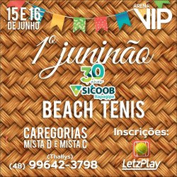 Juninão sicoob de beach tennis - CAT D MISTA 