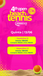 4º OPEN ACQUA BEACH - Feminino D