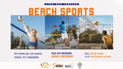 BEACH SPORTS - LIGA DAS IGREJAS - BTMIST D/E