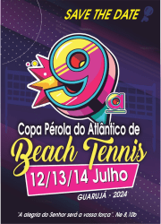 9ª Copa Pérola do Atlântico de Beach Tennis 2024 - MASCULINO 50+