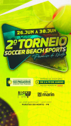 2º Torneio Soccer beach sports Paraíso do Norte - Mista D