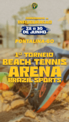 1• TORNEIO BEACH TENNIS ARENA BRAZIL - Masculino Iniciante