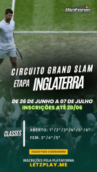 CIRCUITO GRAND SLAM BIOTENIS ETAPA INGLATERRA - 3ª classe