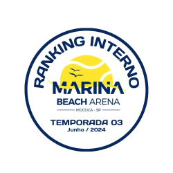 Ranking Interno Marina Beach Arena - Etapa JUNHO - Temp. 03 - Fem. PRATA - Ranking Interno Marina Beach Arena