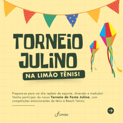 Torneio de Tênis - Festa Julina - Categoria A/Master