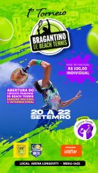 CBBT100 - 1º TORNEIO BRAGANTINO DE BEACH TENNIS - Simples Feminino D