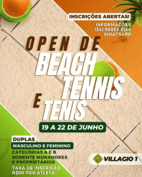 Open de Tenis - Villagio I - Masculina B