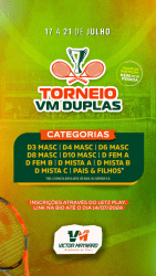 2º TORNEIO VM DE DUPLAS 2024 - D3 