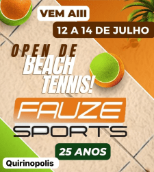 Open Fauze Sports 25 anos de Beach Tennis - 50+  Feminino