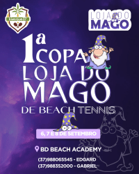 1ª Copa Loja do Mago de Beach Tennis - Masculina C