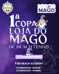 1ª Copa Loja do Mago de Beach Tennis