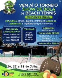 Torneio Show de Bola de Beach Tennis  - Mista C 