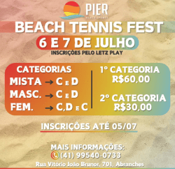 BEACH TENNIS FEST - CATEGORIA MASCULINO C