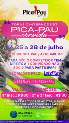 2º TORNEIO INTERNO BEACH TENNIS 2024 - PICA PAU COUNTRY CLUB CONVIDA  - Masculino A