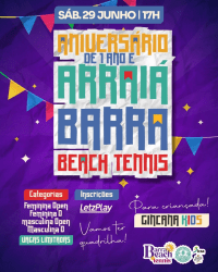 1º Arraiá Barra Beach Tennis  - Feminina Open