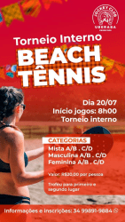 INTERNO DE BEACH TENNIS JOCKEY CLUB UBERABA - Masculino C/D